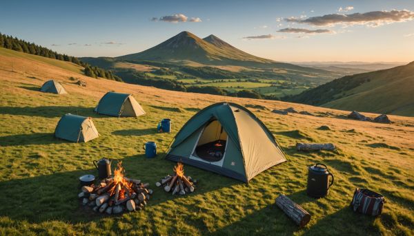 Comment vivre l'expérience volcans en camping en auvergne ?