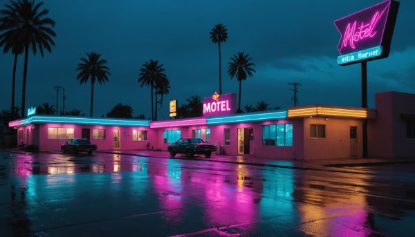 Pourquoi immortaliser les néons des motels
